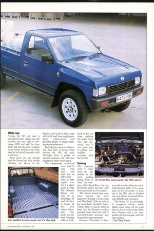  NISSAN D21 4x4 Precio probado: £ 10,195 (sin IVA).  Motor: diésel de 2,5 litros, 55kW (75hp).  MMA: 2.740 kg.  |  4 de marzo de 1993 |  El archivo de motores comerciales